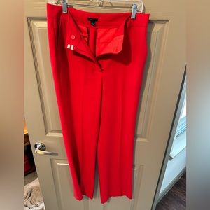 Snazzy Red Ann Taylor Dress Pants